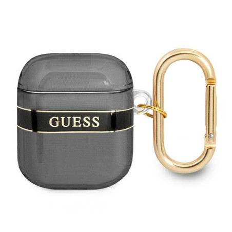 Kryt Guess STRAP COLLECTION pro AirPods – black/black
