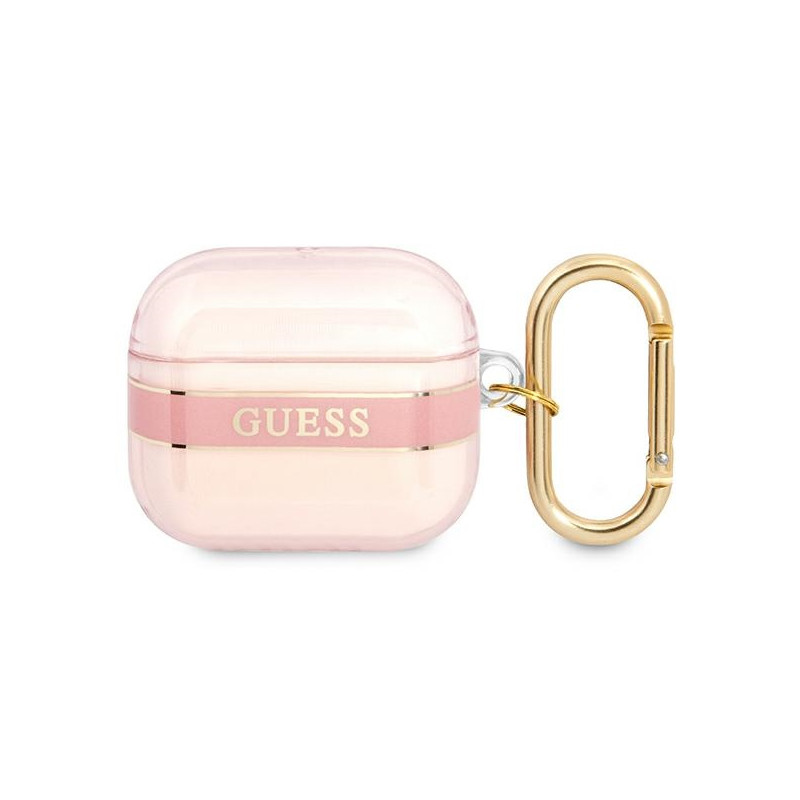 Kryt Guess GUA3HHTSP pro AirPods 3 - růžová (pink)