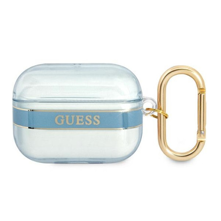 Kryt Guess Strap Collection pro AirPods Pro - blue/blue