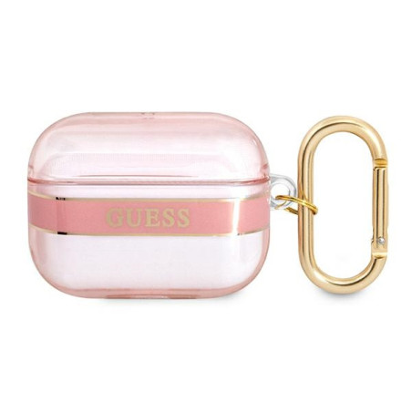 Kryt Guess GUAPHHTSP pro AirPods Pro - růžová