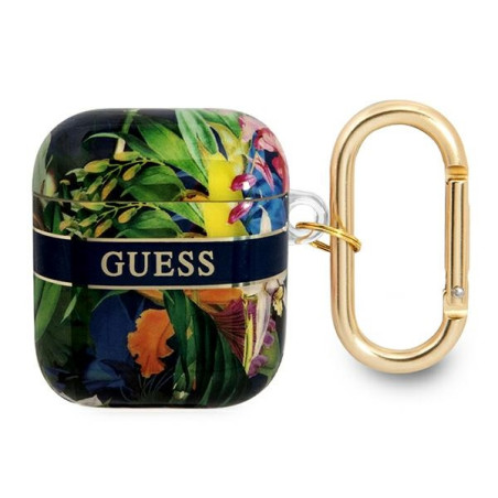 Kryt Guess GUA2HHFLB pro Apple AirPods - modrá/blue