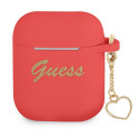 Kryt Guess GUA2LSCHSR pro AirPods - červená