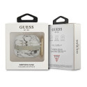 Guess Marble Strap pouzdro pro AirPods 3 šedá