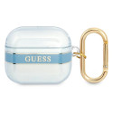 Kryt Guess GUA3HHTSB pro AirPods 3 – modrá