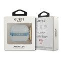 Kryt Guess GUA3HHTSB pro AirPods 3 – modrá
