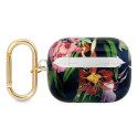 Kryt Guess Flower Strap Collection pro AirPods Pro - modrá