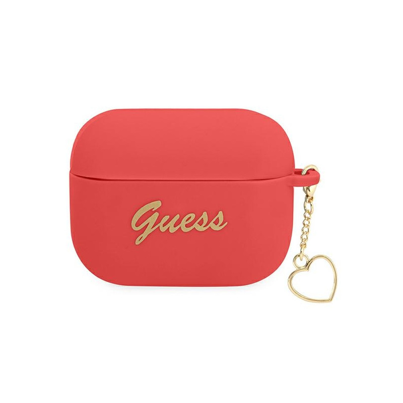 Kryt Guess GUAPLSCHSR pro AirPods Pro - červená