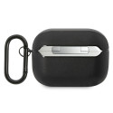 Pouzdro Mercedes-AMG Leather Big Logo pro AirPods Pro - černé