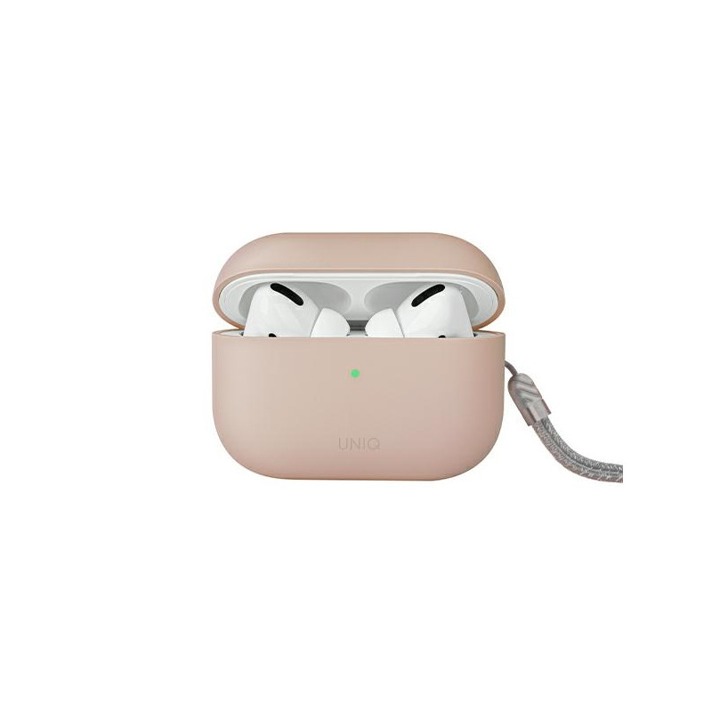 Pouzdro UNIQ LINO pro AirPods Pro 2 - růžová