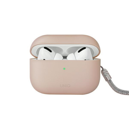 Pouzdro UNIQ LINO pro AirPods Pro 2 - růžová