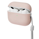 Pouzdro UNIQ LINO pro AirPods Pro 2 - růžová