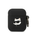 Kryt Karl Lagerfeld KLA2RUNCHK pro AirPods 1/2 černá/černá