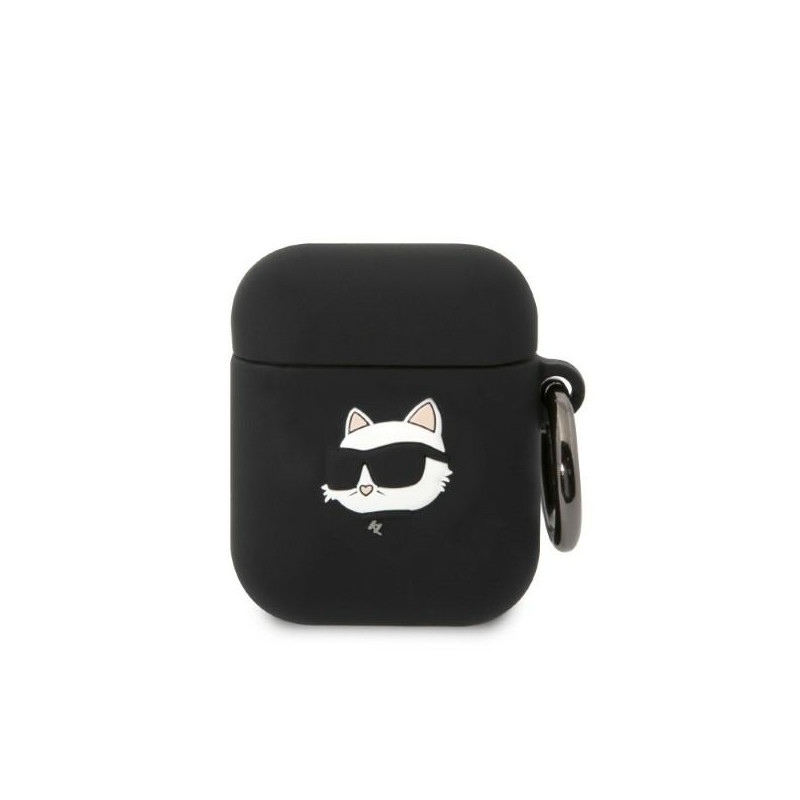 Kryt Karl Lagerfeld KLA2RUNCHK pro AirPods 1/2 - černá/černá