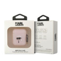 Kryt Karl Lagerfeld KLA2RUNIKP pro AirPods 1/2 - růžová