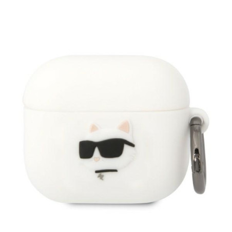 Kryt Karl Lagerfeld KLA3RUNCHH pro AirPods 3 white/white
