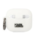 Kryt Karl Lagerfeld KLA3RUNCHH pro AirPods 3 white/white