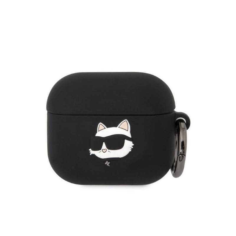 Kryt Karl Lagerfeld KLA3RUNCHK pro AirPods 3 - černá/černá