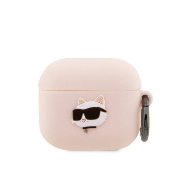Kryt Karl Lagerfeld KLA3RUNCHP pro AirPods 3 - růžová/pink