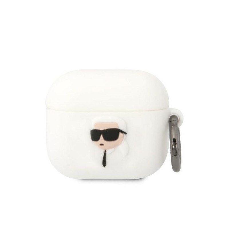 Kryt Karl Lagerfeld KLA3RUNIKH pro AirPods 3 - bílá/white