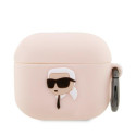 Kryt Karl Lagerfeld KLA3RUNIKP pro AirPods 3 – růžová/pink