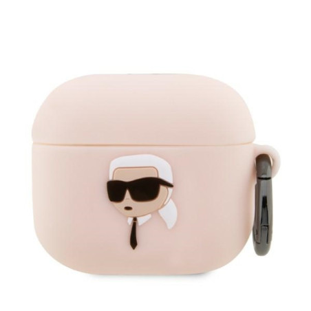 Kryt Karl Lagerfeld KLA3RUNIKP pro AirPods 3 – růžová/pink
