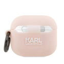 Kryt Karl Lagerfeld KLA3RUNIKP pro AirPods 3 – růžová/pink