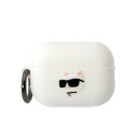 Kryt Karl Lagerfeld KLAP2RUNCHH pro AirPods Pro 2 – white/white