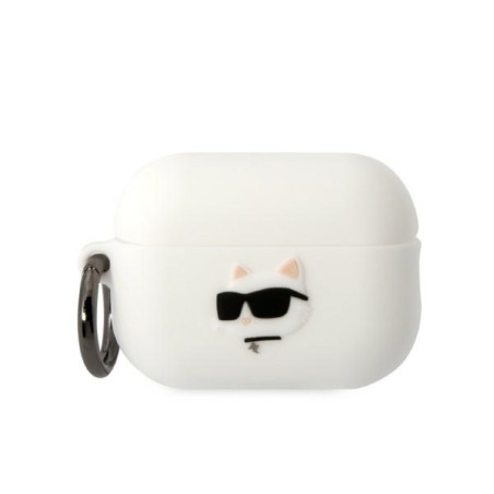 Kryt Karl Lagerfeld KLAP2RUNCHH pro AirPods Pro 2 – white/white