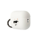 Kryt Karl Lagerfeld KLAP2RUNCHH pro AirPods Pro 2 – white/white