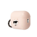 Kryt Karl Lagerfeld KLAP2RUNCHP pro AirPods Pro 2 – růžová/pink