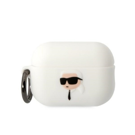 Kryt Karl Lagerfeld KLAP2RUNIKH pro AirPods Pro 2 - bílá