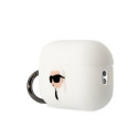 Kryt Karl Lagerfeld KLAP2RUNIKH pro AirPods Pro 2 - bílá