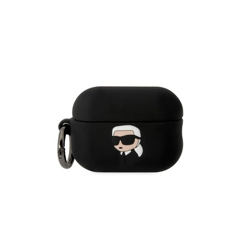 Kryt Karl Lagerfeld KLAP2RUNIKK pro AirPods Pro 2 - černá/černá