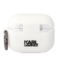 Kryt Karl Lagerfeld KLAPRUNCHH AirPods Pro bílá