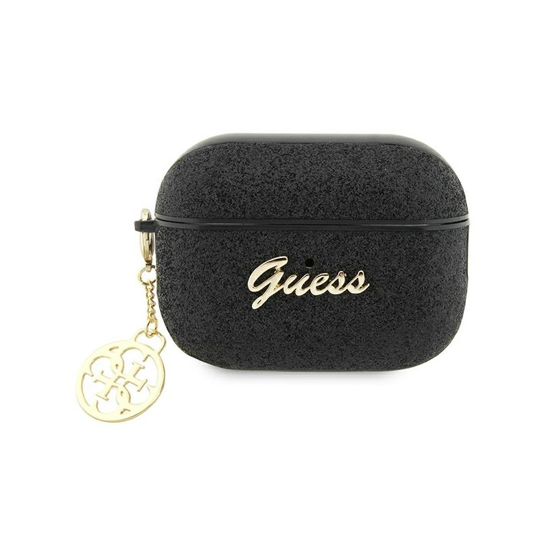 Pouzdro Guess GUAP2GLGSHK pro AirPods Pro 2 - black/black glitter flake