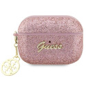 Kryt Guess GUAP2GLGSHP pro AirPods Pro 2 - růžová glitter