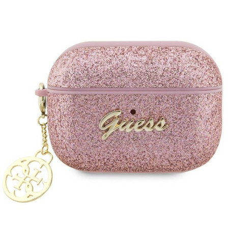 Kryt Guess GUAP2GLGSHP pro AirPods Pro 2 - růžová glitter