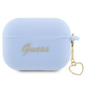 Kryt Guess GUAP2LSCHSB pro AirPods Pro 2 – modrá