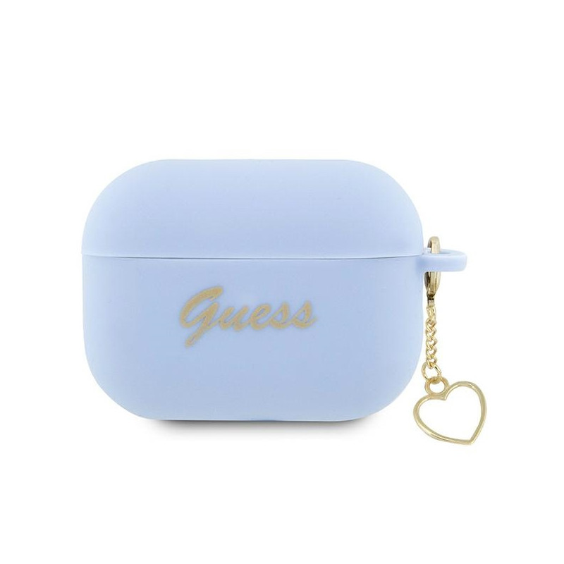 Kryt Guess GUAP2LSCHSB pro AirPods Pro 2 - modrá/modrá