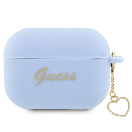 Kryt Guess GUAP2LSCHSB pro AirPods Pro 2 – modrá