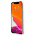 Kryt Karl Lagerfeld SILICONE IKONIK pro iPhone 13 Pro - světle růžo