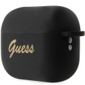 Guess GUAP2LSCHSK silikonové pouzdro pro AirPods Pro 2 - černé