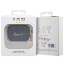 Guess GUAP2LSCHSK silikonové pouzdro pro AirPods Pro 2 - černé