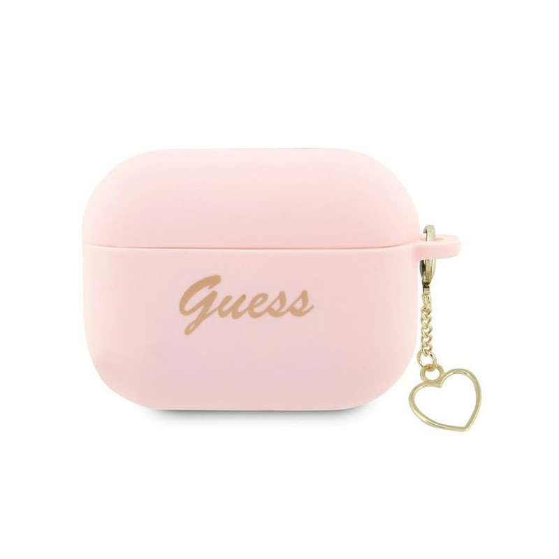 Pouzdro Guess GUAP2LSCHSP pro AirPods Pro 2 - růžová