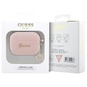Pouzdro Guess Silicone Heart pro AirPods Pro 2 – růžová