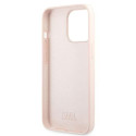 Kryt Karl Lagerfeld SILICONE IKONIK pro iPhone 13 Pro Max – light pi