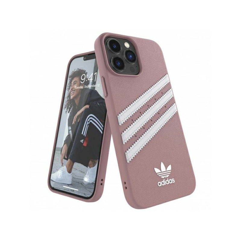 Kryt Adidas OR Molded Case PU pro iPhone 13 Pro Max - pink