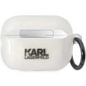Pouzdro Karl Lagerfeld KLAP2HNCHTCT pro AirPods Pro 2 – transparentn