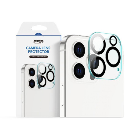 ESR Ochranné sklo zadní kamery 2.5D FULL COVER 0.15mm iPhone 13 Pro/13 Pro Max, černý lem