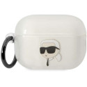 Pouzdro Karl Lagerfeld KLAP2HNIKTCT pro AirPods Pro 2 - transparentní